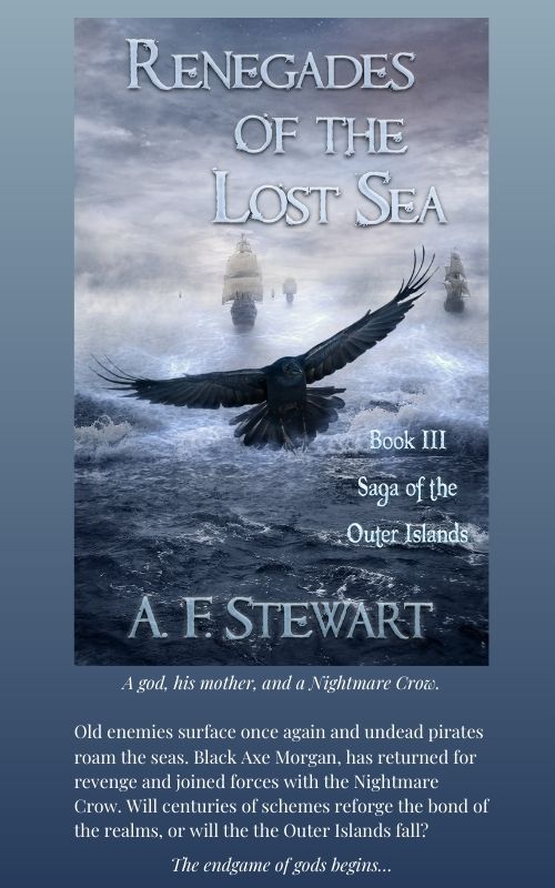 Book covers for the Saga of the Outer Islands series